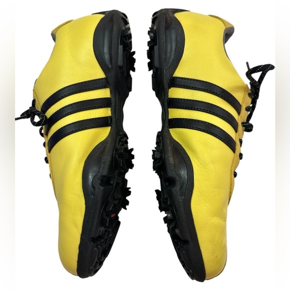 Adidas Yellow/Black Z-Traction Isabelle Golf Shoe/Cleat Preowned Size 9 - Picture 3 of 10